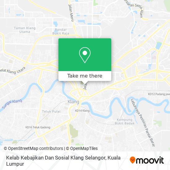 Peta Kelab Kebajikan Dan Sosial Klang Selangor