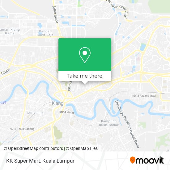 KK Super Mart map