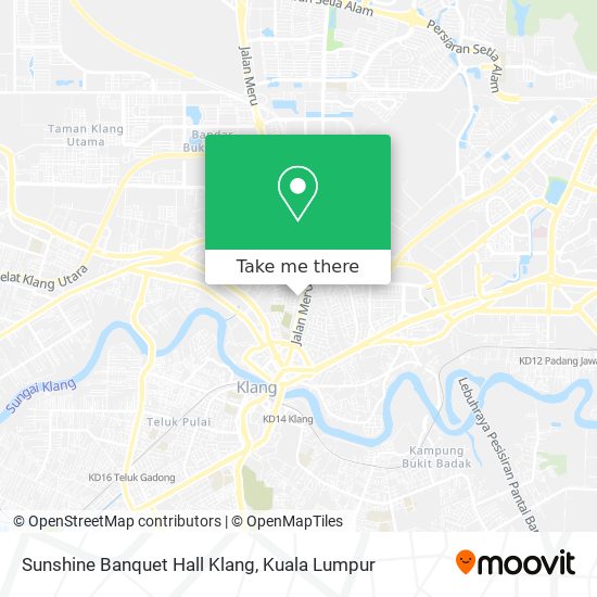 Peta Sunshine Banquet Hall Klang