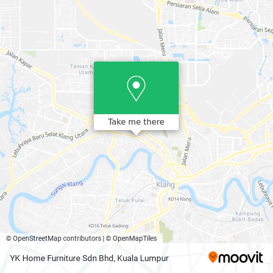 YK Home Furniture Sdn Bhd map