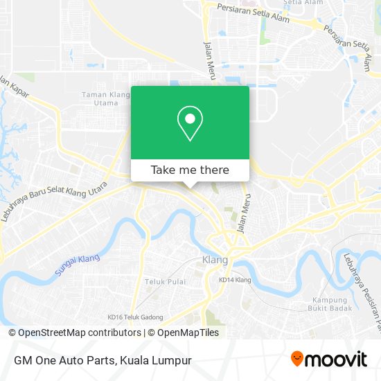 GM One Auto Parts map