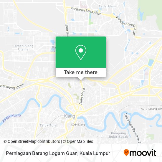 Perniagaan Barang Logam Guan map