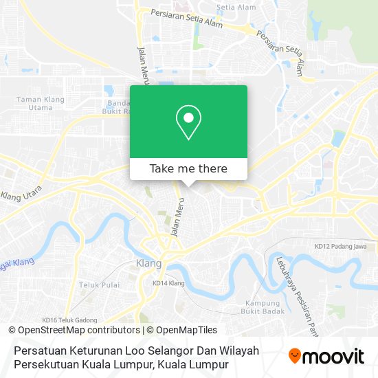 Persatuan Keturunan Loo Selangor Dan Wilayah Persekutuan Kuala Lumpur map