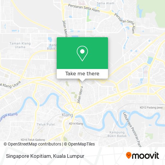 Singapore Kopitiam map