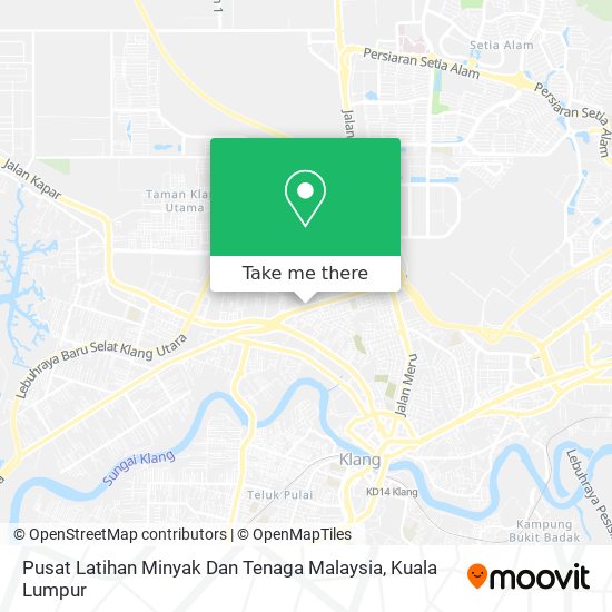 Pusat Latihan Minyak Dan Tenaga Malaysia map