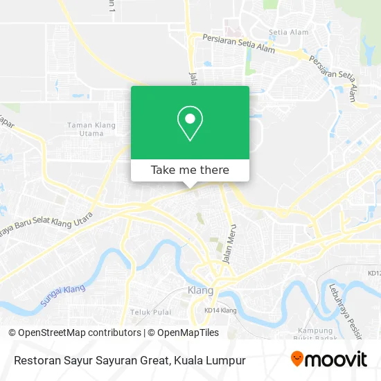 Restoran Sayur Sayuran Great map
