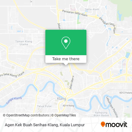 Agen Kek Buah Serihas-Klang map