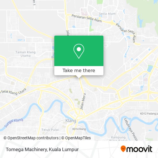 Tomega Machinery map