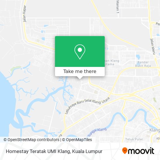 Homestay Teratak UMI Klang map