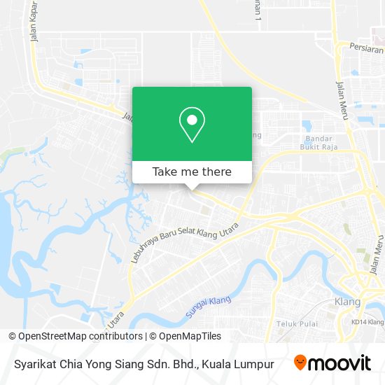 Peta Syarikat Chia Yong Siang Sdn. Bhd.