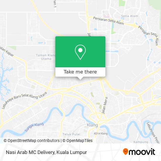 Peta Nasi Arab MC Delivery
