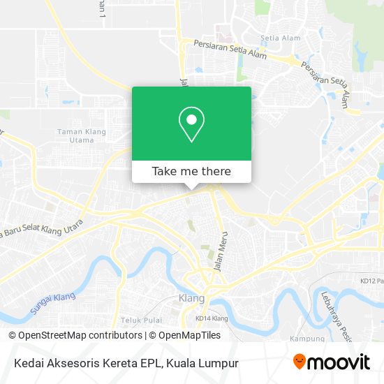 Kedai Aksesoris Kereta EPL map