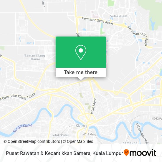 Peta Pusat Rawatan & Kecantikkan Samera