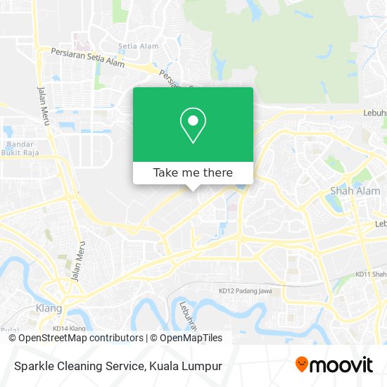 Sparkle Cleaning Service map