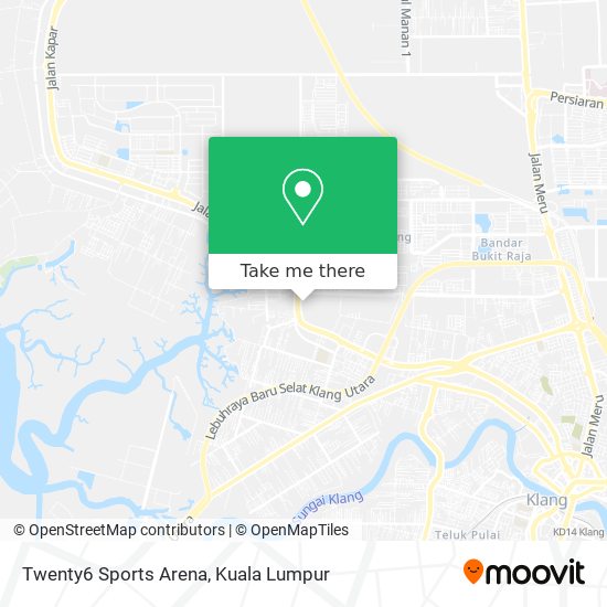 Twenty6 Sports Arena map