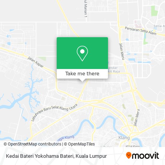 Peta Kedai Bateri Yokohama Bateri