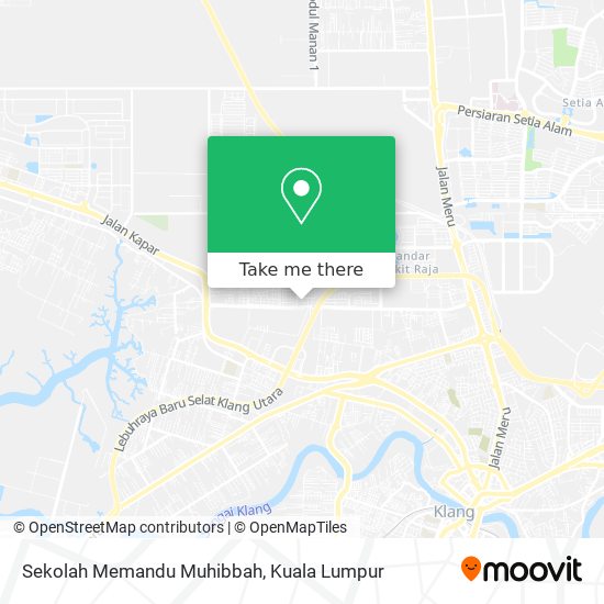 Sekolah Memandu Muhibbah map