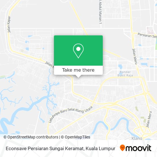 Peta Econsave Persiaran Sungai Keramat