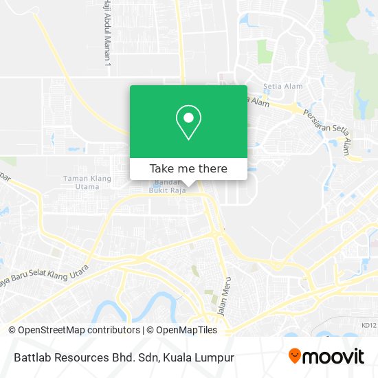 Battlab Resources Bhd. Sdn map