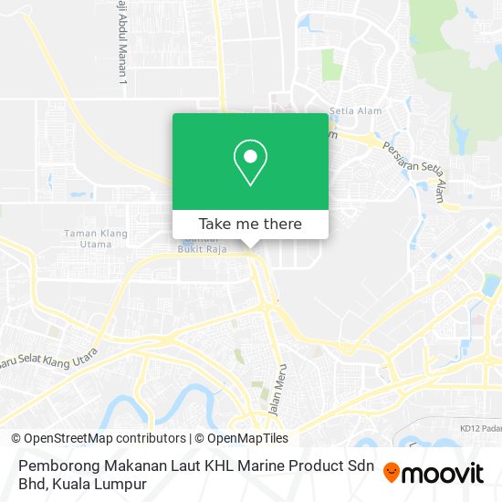 Pemborong Makanan Laut KHL Marine Product Sdn Bhd map