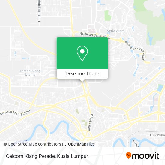 Peta Celcom Klang Perade