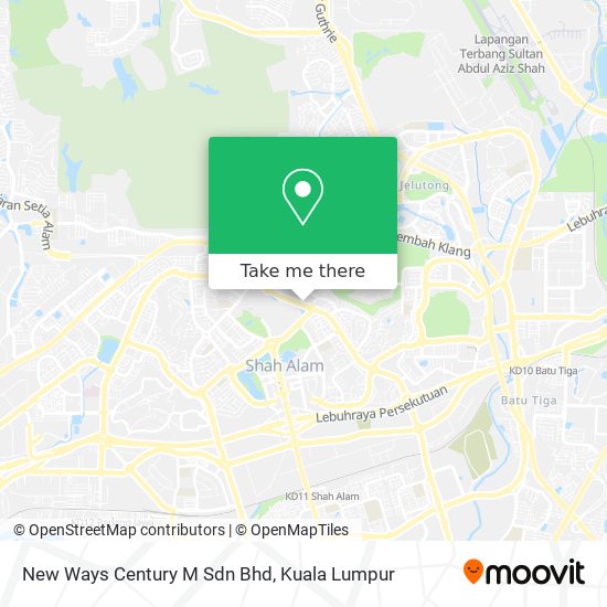 New Ways Century M Sdn Bhd map