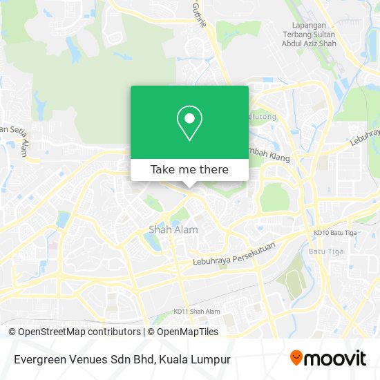 Peta Evergreen Venues Sdn Bhd