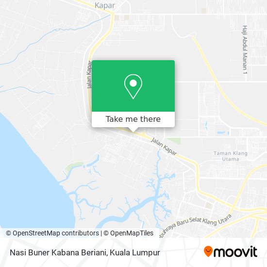 Nasi Buner Kabana Beriani map
