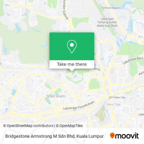 Bridgestone Armstrong M Sdn Bhd map
