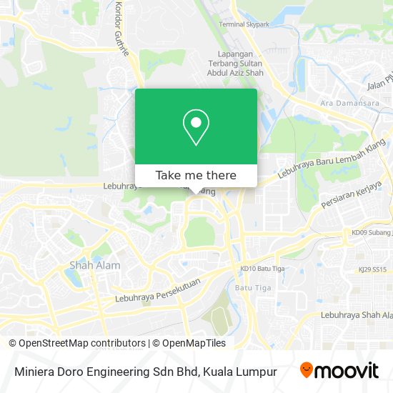Miniera Doro Engineering Sdn Bhd map