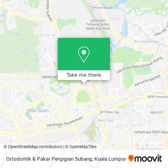 Ortodontik & Pakar Pergigian Subang map