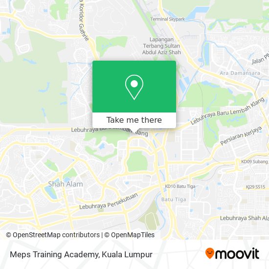 Meps Training Academy map