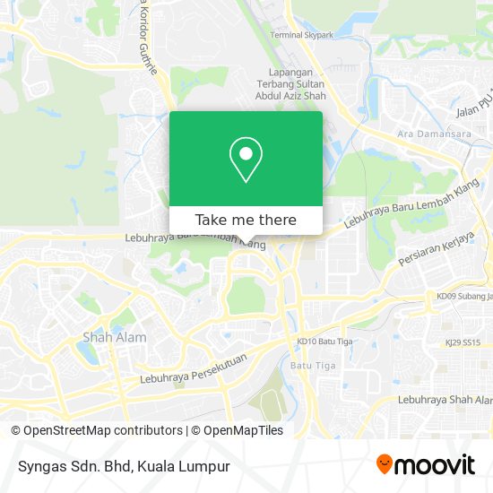 Syngas Sdn. Bhd map