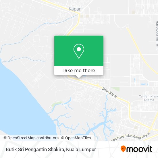 Peta Butik Sri Pengantin Shakira