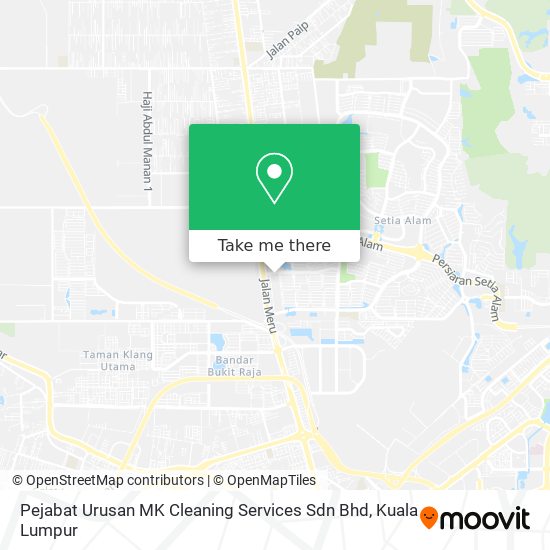 Pejabat Urusan MK Cleaning Services Sdn Bhd map