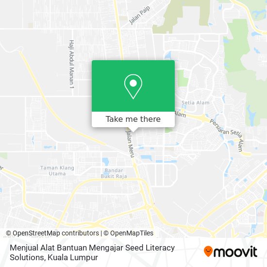 Menjual Alat Bantuan Mengajar Seed Literacy Solutions map