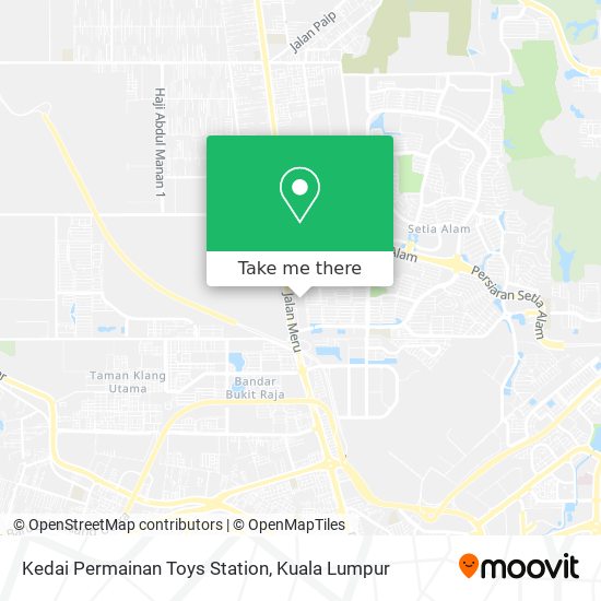 Kedai Permainan Toys Station map