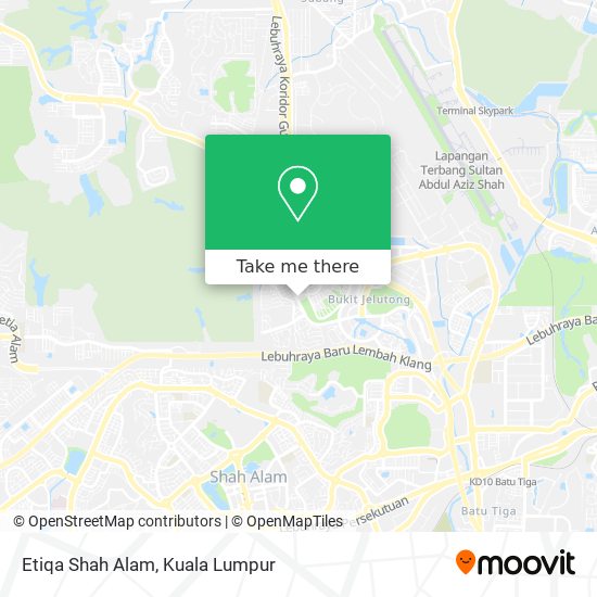 Peta Etiqa Shah Alam