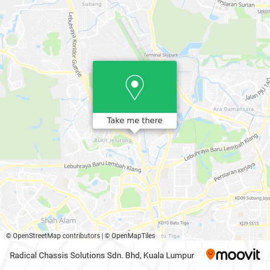 Radical Chassis Solutions Sdn. Bhd map