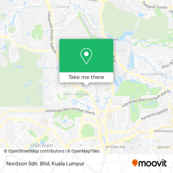 Nordson Sdn. Bhd map