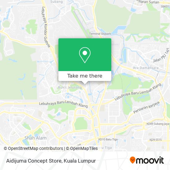 Aidijuma Concept Store map