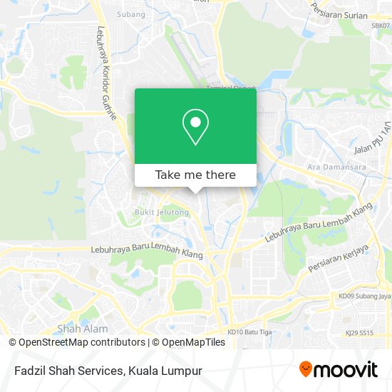 Fadzil Shah Services map