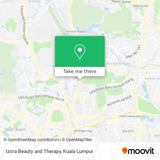 Izora Beauty and Therapy map