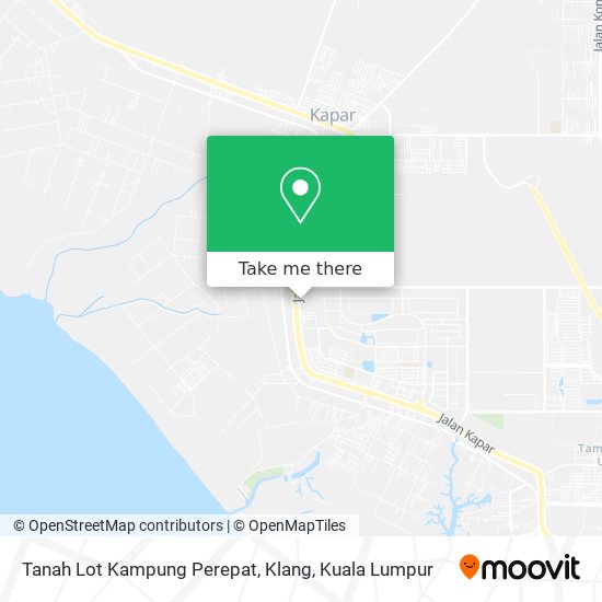 Tanah Lot Kampung Perepat, Klang map