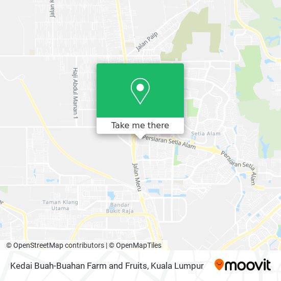 Kedai Buah-Buahan Farm and Fruits map