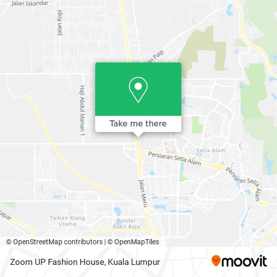 Zoom UP Fashion House map