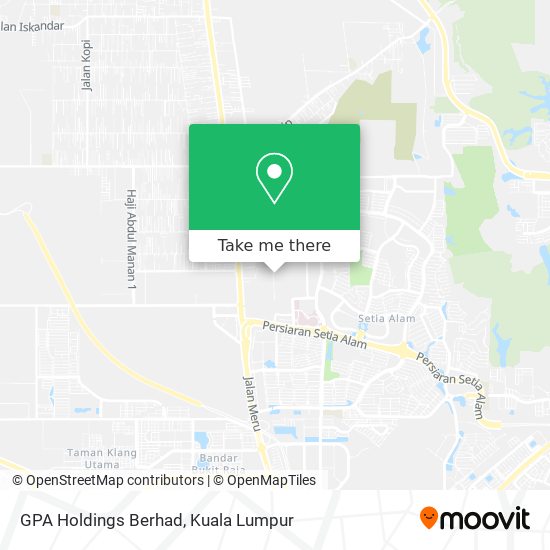 GPA Holdings Berhad map