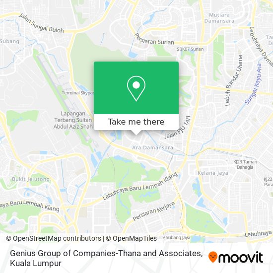 Genius Group of Companies-Thana and Associates map