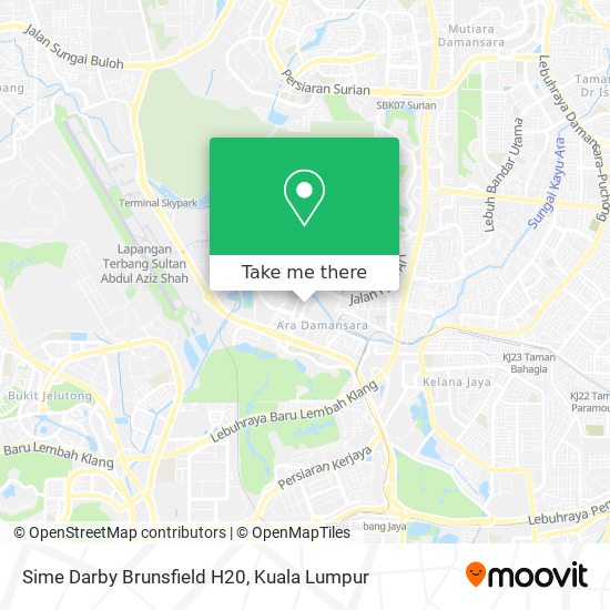 Sime Darby Brunsfield H20 map