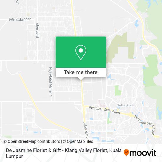 De Jasmine Florist & Gift - Klang Valley Florist map